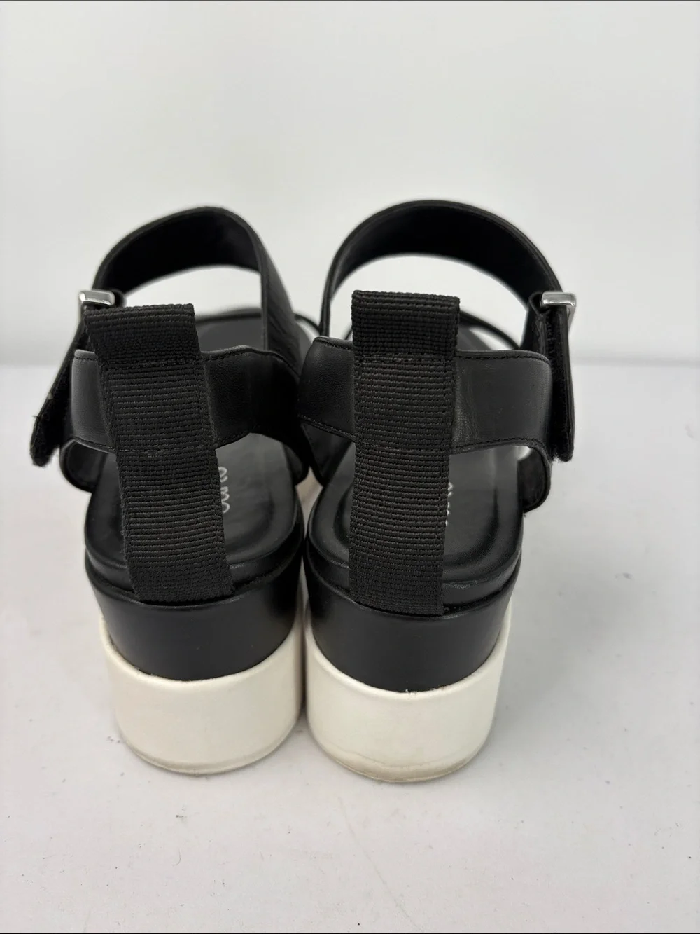 ☘️ Franco Sarto L-vanjie Black Platform Sandal with White Sole